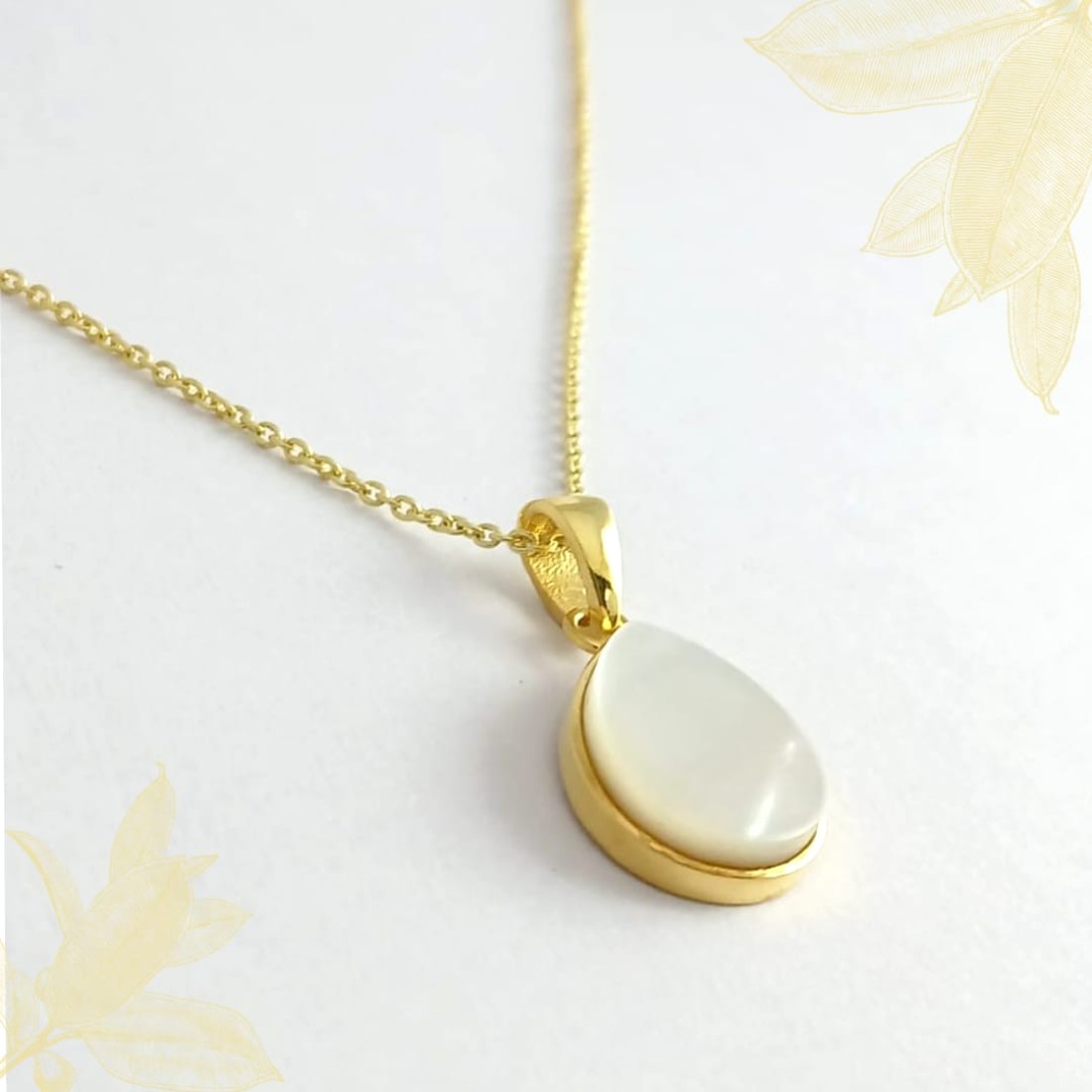 Ivory Pearl Silver Necklace