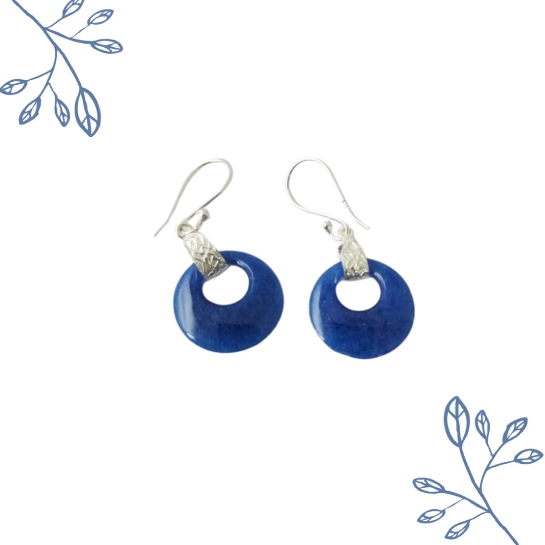 Blue Quartz Earrings